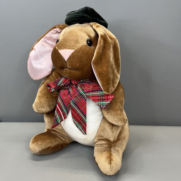 Toys R Us Rabbit Ears Velveteen Bunny Holiday Plush Commonwealth Vintage 80s - Picture 2 of 13